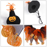 Halloween Pumpkin Cute Hat & Scarf