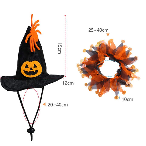 Halloween Pumpkin Cute Hat & Scarf